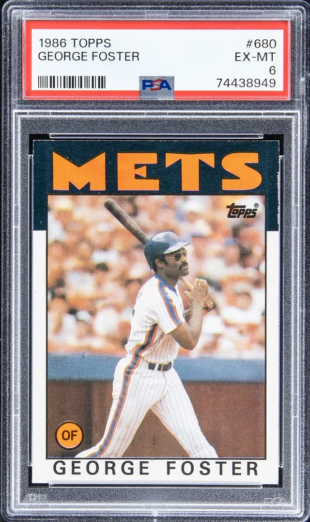 1986 Topps George Foster #680 card image