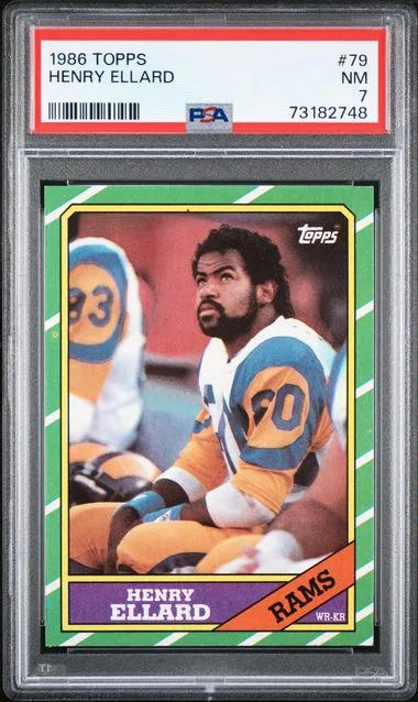 1986 Topps Henry Ellard #79 card image