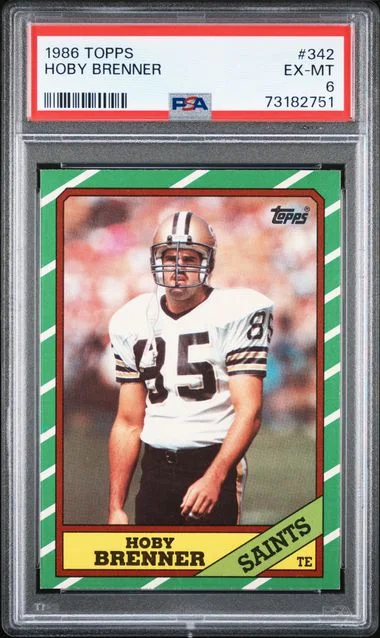 1986 Topps Hoby Brenner #342 card image
