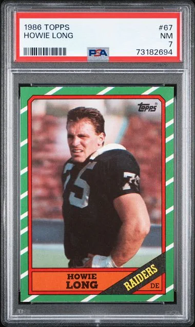 1986 Topps Howie Long #67 card image