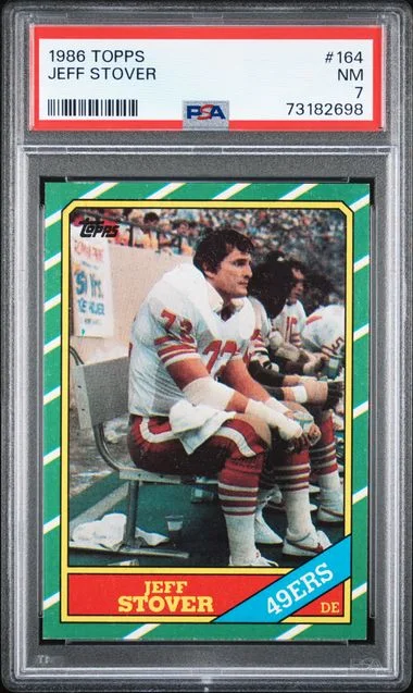 1986 Topps Jeff Stover #164 card image