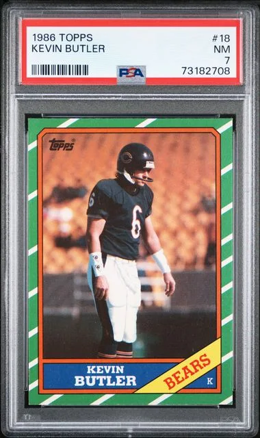 1986 Topps Kevin Butler #18 card image