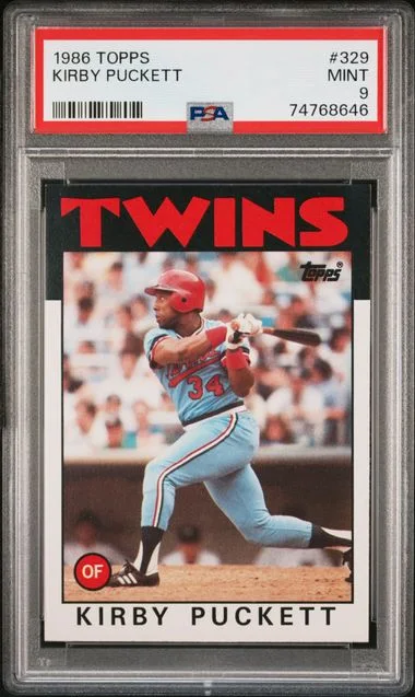 1986 Topps Kirby Puckett #329 card image