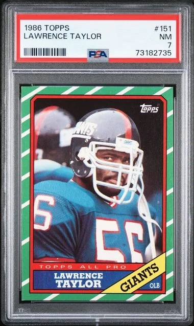 1986 Topps Lawrence Taylor #151 card image