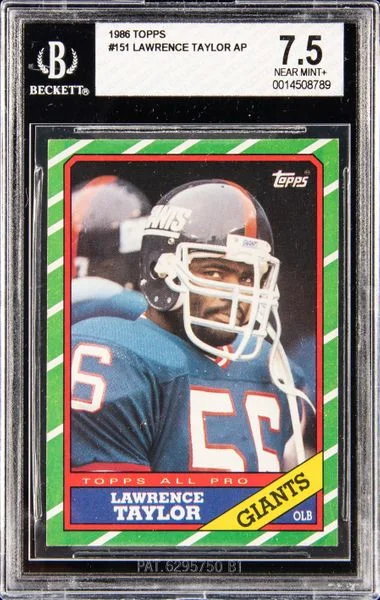1986 Topps Lawrence Taylor Ap #151 card image