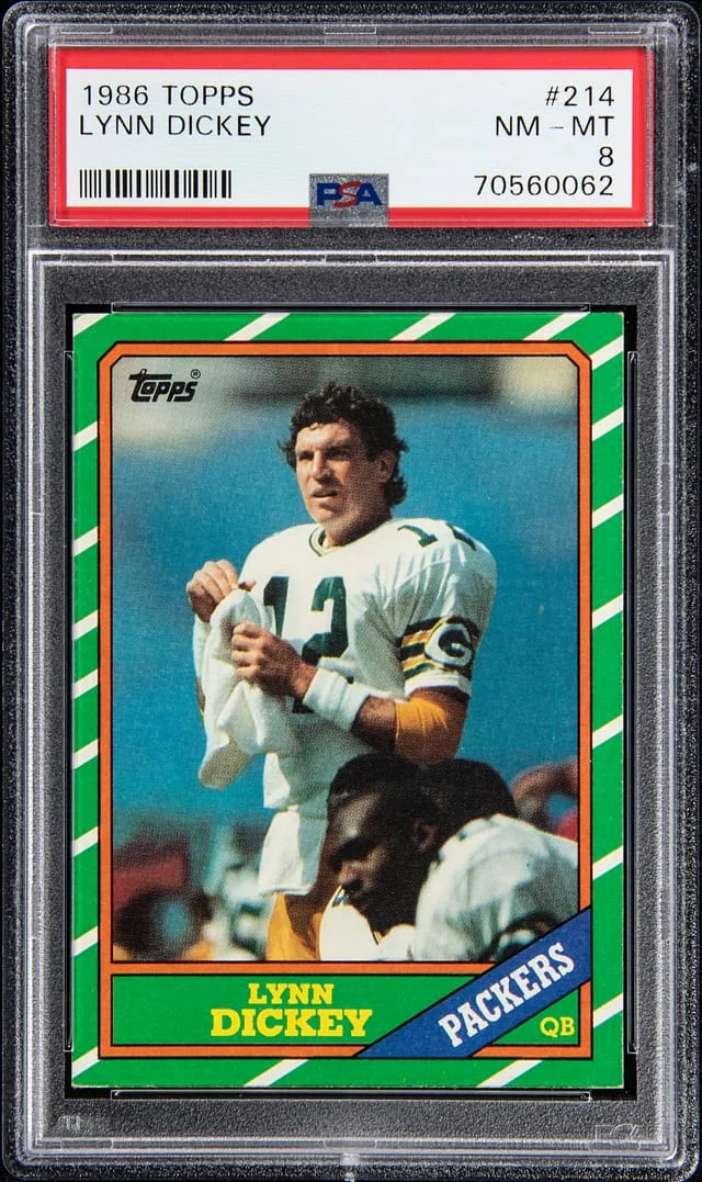 1986 Topps Lynn Dickey #214 card image