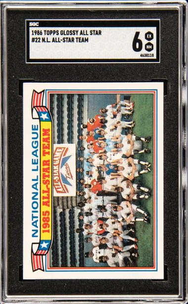 1986 Topps N.L. All-Star Team Glossy All Star #22 card image