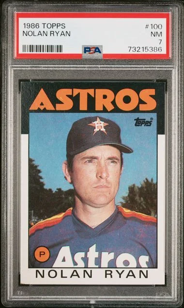 1986 Topps Nolan Ryan #100 card image