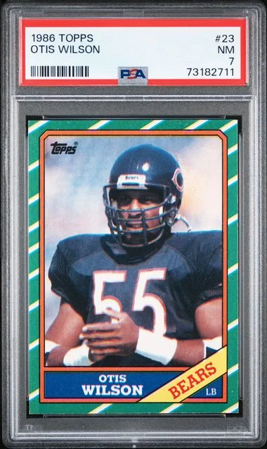 1986 Topps Otis Wilson #23 card image