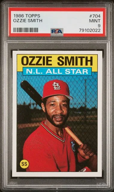 1986 Topps Ozzie Smith #704 card image