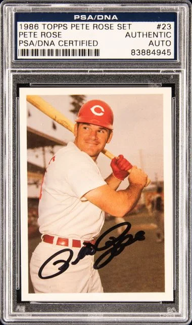 1986 Topps Pete Rose Set #23 card image