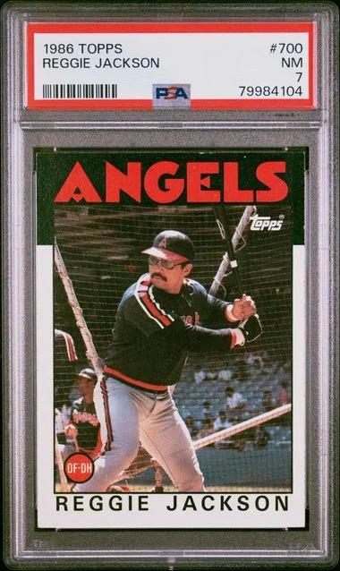 1986 Topps Reggie Jackson #700 card image