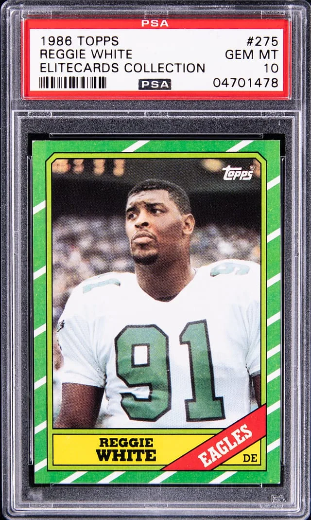 1986 Topps Reggie White - Ex-EliteCards Collection #275 card image