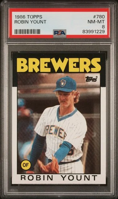1986 Topps Robin Yount #780 card image