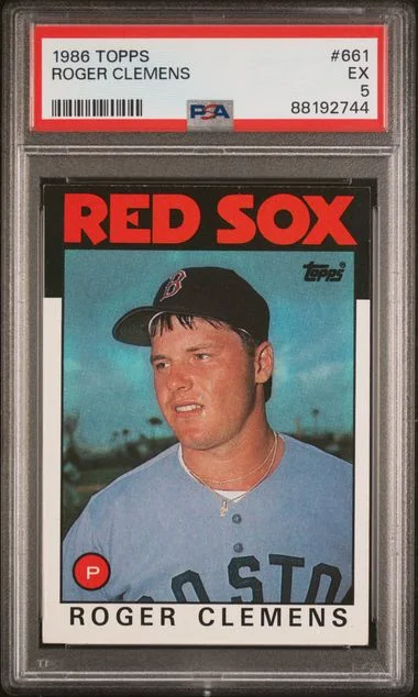 1986 Topps Roger Clemens #661 card image