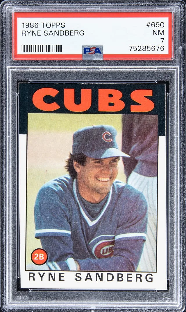 1986 Topps Ryne Sandberg #690 card image