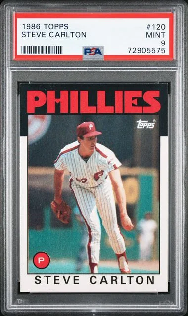 1986 Topps Steve Carlton #120 card image