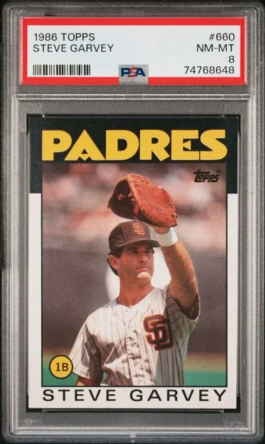 1986 Topps Steve Garvey #660 card image