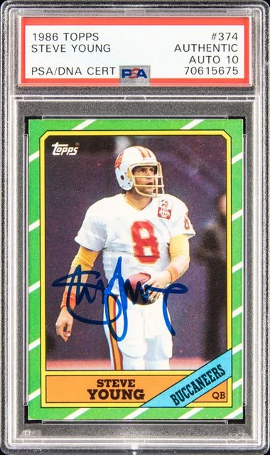 1986 Topps Steve Young #374 card image