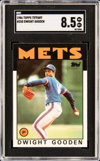 1986 Topps Tiffany Dwight Gooden #250 card image