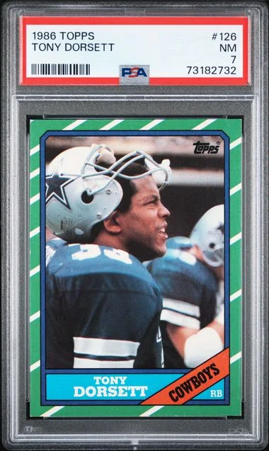 1986 Topps Tony Dorsett #126 card image