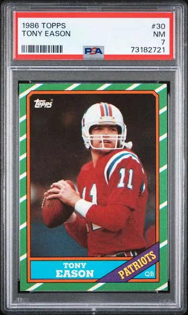 1986 Topps Tony Eason #30 card image