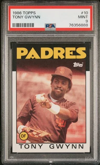 1986 Topps Tony Gwynn #10 card image