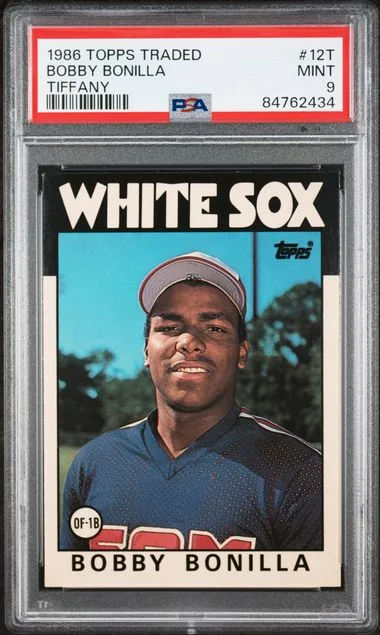 1986 Topps Traded Bobby Bonilla Tiffany #12T card image