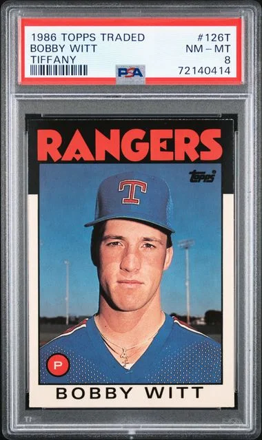 1986 Topps Traded Bobby Witt Tiffany #126T card image