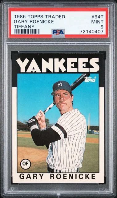 1986 Topps Traded Gary Roenicke Tiffany #94T card image