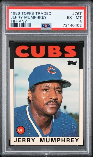 1986 Topps Traded Jerry Mumphrey Tiffany #76T card image