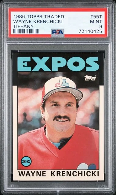 1986 Topps Traded Wayne Krenchicki Tiffany #55T card image