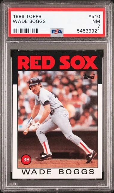 1986 Topps Wade Boggs #510 card image
