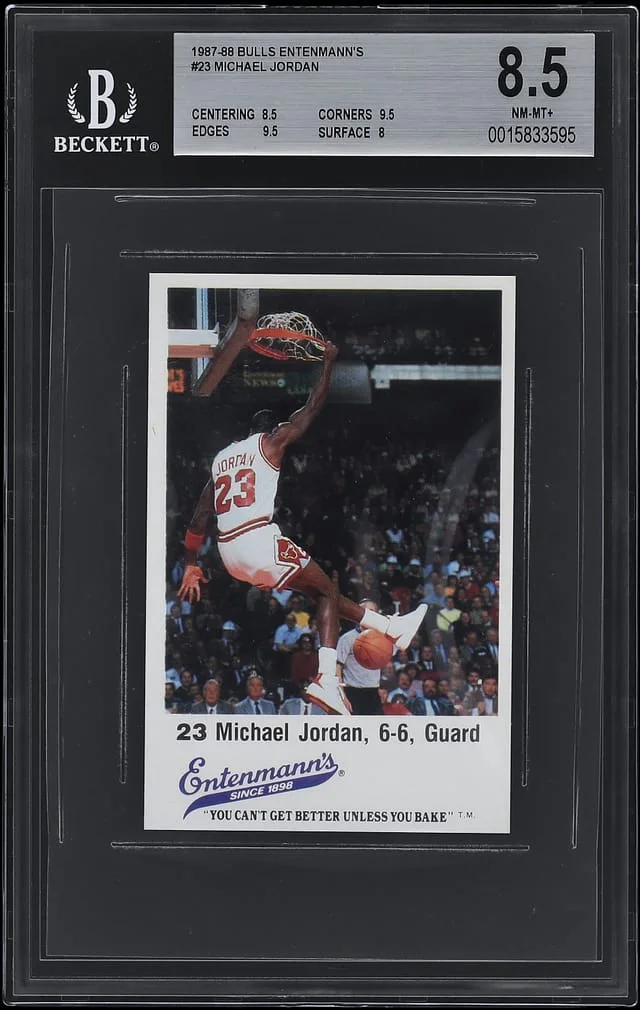 1987-88 Bulls Entenmann's Michael Jordan #23 card image