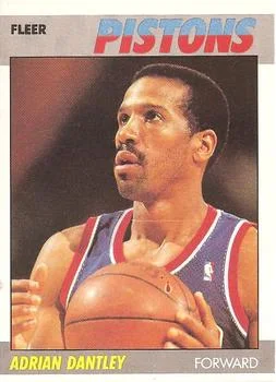1987-88 Fleer Adrian Dantley #24 card image