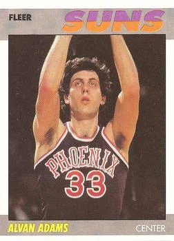 1987-88 Fleer Alvan Adams #2 card image