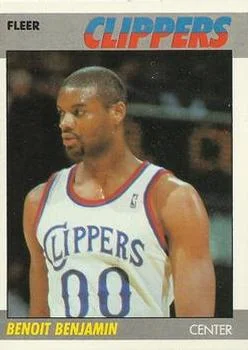 1987-88 Fleer Benoit Benjamin #10 card image