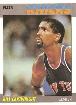 1987-88 Fleer Bill Cartwright #17 card image