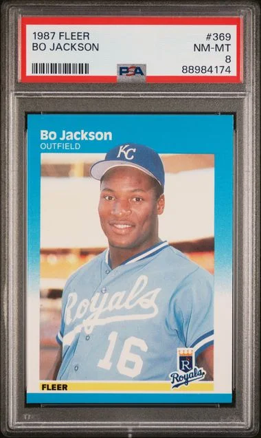 1987-88 Fleer Bo Jackson #369 card image