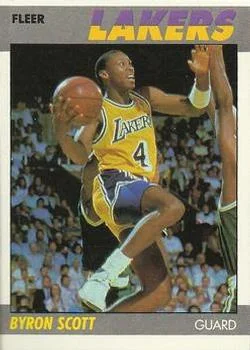 1987-88 Fleer Byron Scott #98 card image
