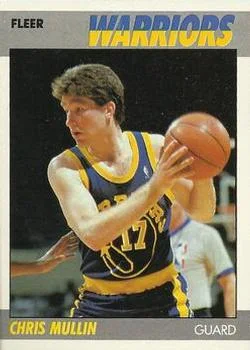 1987-88 Fleer Chris Mullin #77 card image