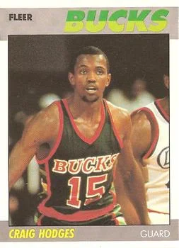 1987-88 Fleer Craig Hodges #52 card image