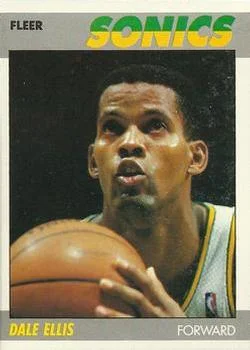 1987-88 Fleer Dale Ellis #33 card image