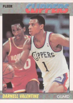 1987-88 Fleer Darnell Valentine #115 card image