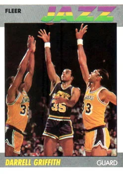 1987-88 Fleer Darrell Griffith #46 card image