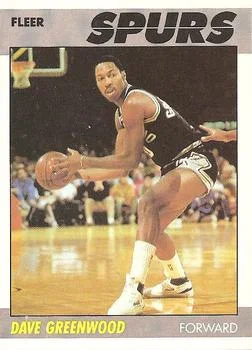 1987-88 Fleer Dave Greenwood #45 card image