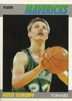 1987-88 Fleer Detlef Schrempf #97 card image