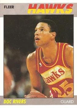 1987-88 Fleer Doc Rivers #92 card image