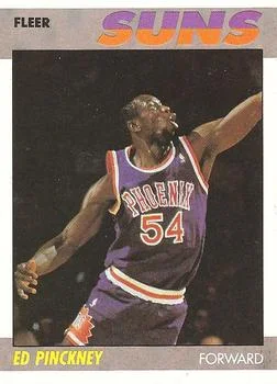 1987-88 Fleer Ed Pinckney #88 card image
