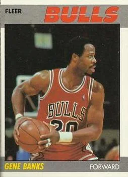 1987-88 Fleer Gene Banks #8 card image